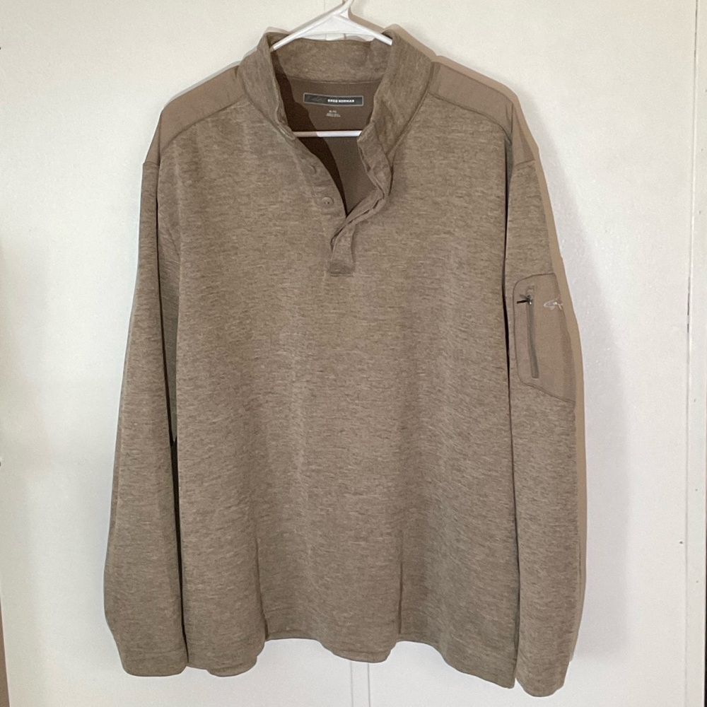Greg Norman Collection Brown Pullover - image 1
